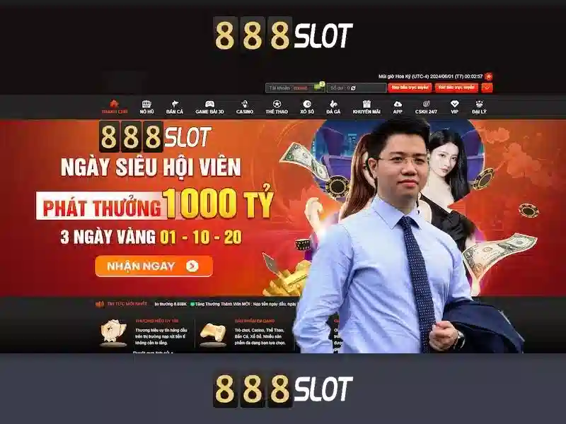 888SLOT – Trải Nghiệm Slot Trực Tuyến Đỉnh Cao Với Nhiều Ưu Đãi Hấp Dẫn